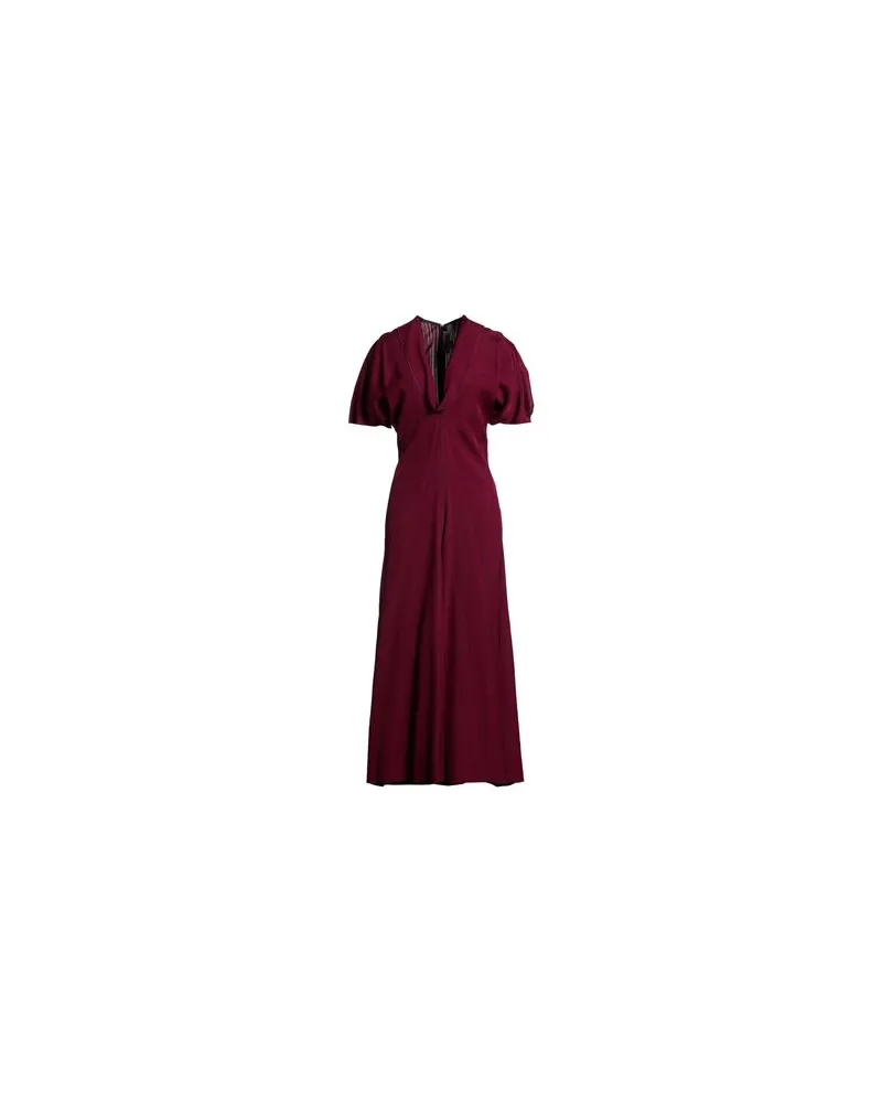 Victoria Beckham KLEIDER - Maxi-Kleiderauf YOOX.COM Bordeaux