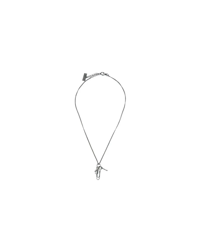 Maison Margiela SCHMUCK und UHREN - Halskettenauf YOOX.COM Stahlgrau