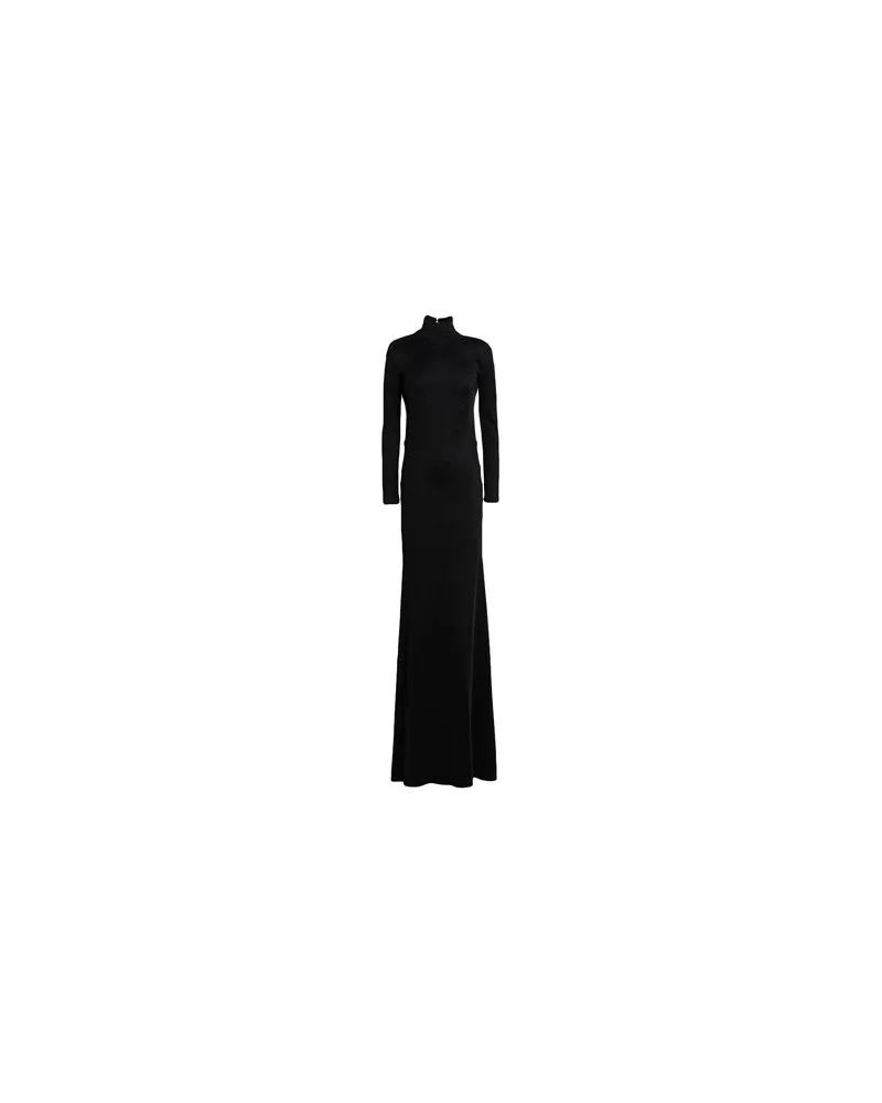 Elisabetta Franchi KLEIDER - Maxi-Kleiderauf YOOX.COM Schwarz