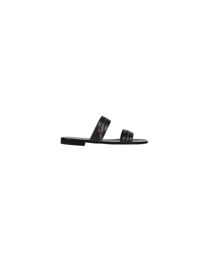 Giuseppe Zanotti SCHUHE - Sandalenauf YOOX.COM Dunkelbraun