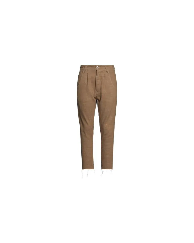 Novemb3r HOSEN & RÖCKE - Jeanshosenauf YOOX.COM Kamel