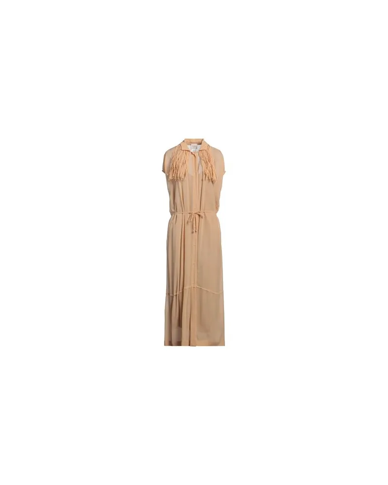 ALYSI KLEIDER - Maxi-Kleiderauf YOOX.COM Pfirsich