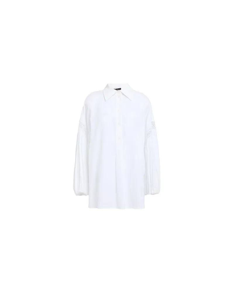 Luisa Spagnoli TOPS - Hemdenauf YOOX.COM Weiß