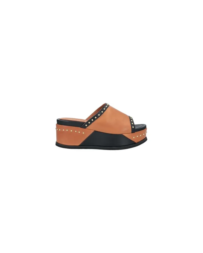 CAFèNOIR  SCHUHE - Sandalenauf YOOX.COM Lederfarben
