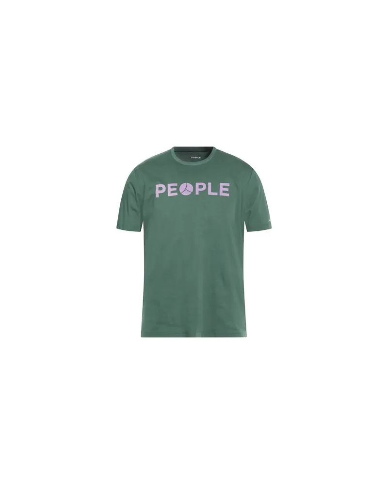 People of Shibuya TOPS - T-shirtsauf YOOX.COM Dunkelgrün