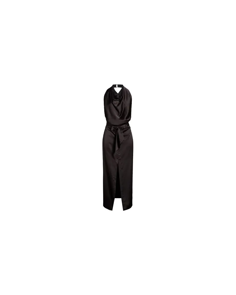 IMPERIAL KLEIDER - Maxi-Kleiderauf YOOX.COM Schwarz