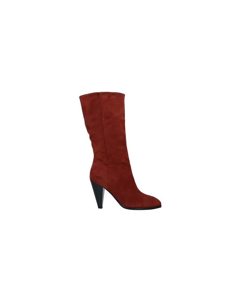 Paola Ferri BY ALBA MODA - SCHUHE - Stiefelauf YOOX.COM Ziegelrot