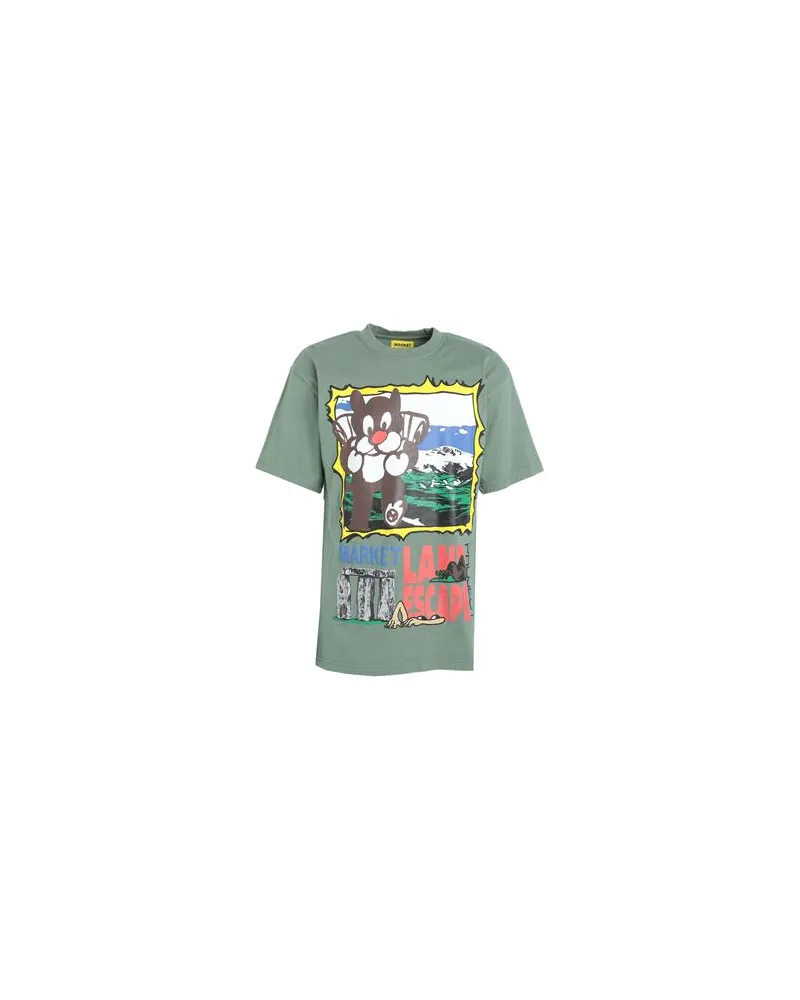 Market LAND ESCAPE PROJECT T-SHIRT  - TOPS - T-shirtsauf YOOX.COM Grün