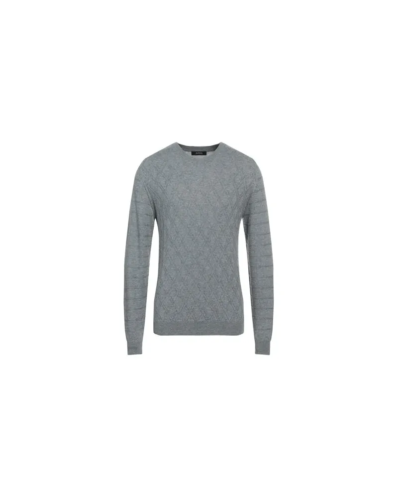 Alpha Studio STRICKWAREN - Pulloverauf YOOX.COM Blaugrau