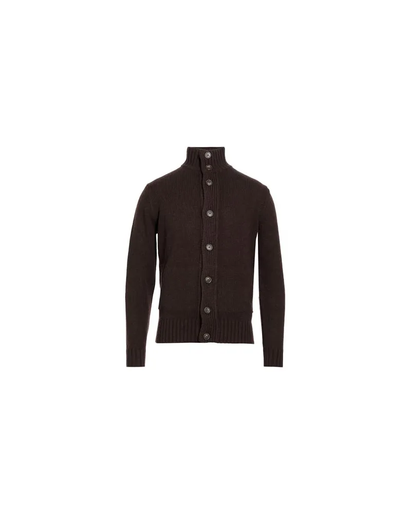 Filippo de Laurentiis STRICKWAREN - Strickjackenauf YOOX.COM Dunkelbraun