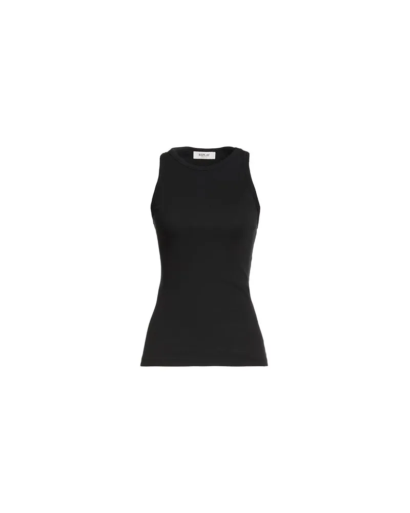 Replay TOPS - Tank Topsauf YOOX.COM Schwarz