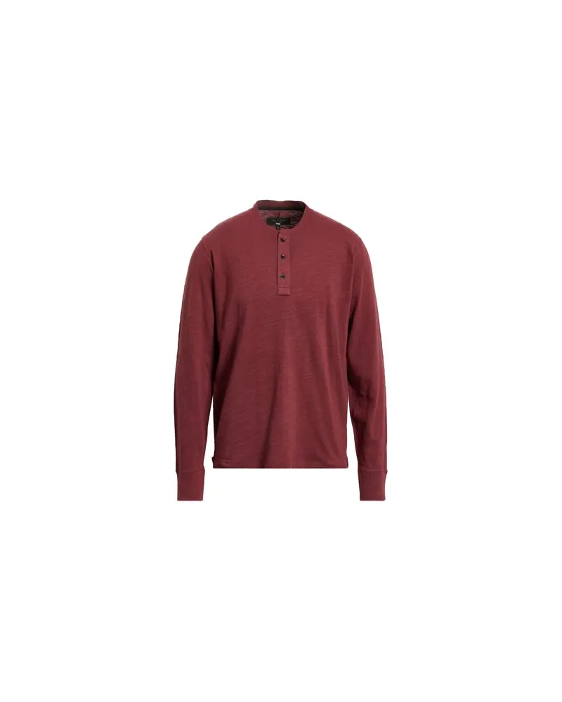 Rag & Bone TOPS - T-shirtsauf YOOX.COM Ziegelrot