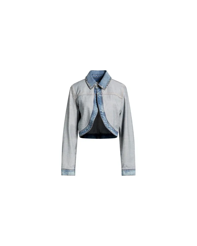 Guess JACKEN & MÄNTEL - Jeansjacken/Mäntelauf YOOX.COM Blau