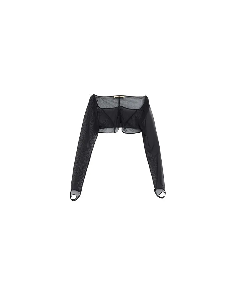 Charlotte Knowles TOPS - Topsauf YOOX.COM Schwarz