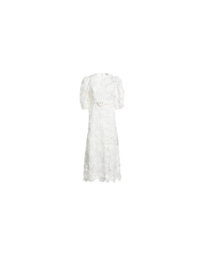 Zimmermann KLEIDER - Midi-Kleiderauf YOOX.COM Weiß