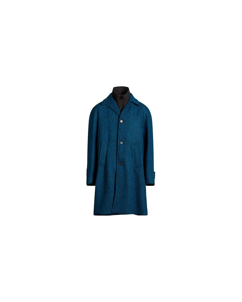Paltò JACKEN & MÄNTEL - Mäntelauf YOOX.COM Azurblau