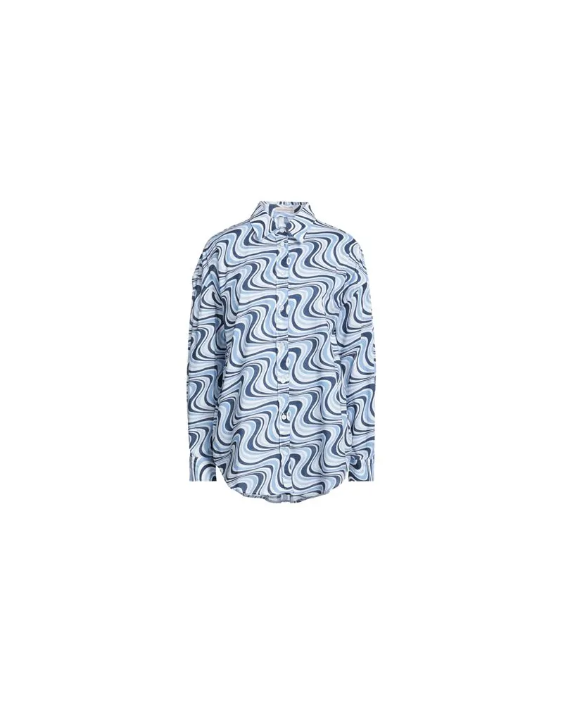 Camicettasnob TOPS - Hemdenauf YOOX.COM Hellblau