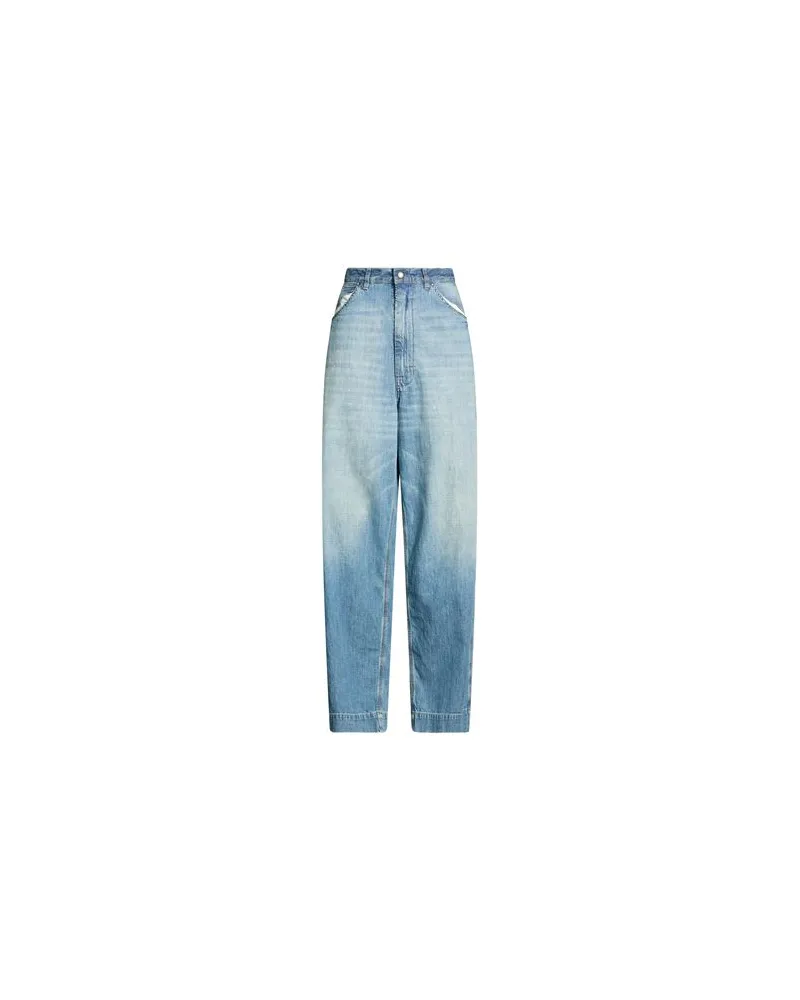 Maison Margiela HOSEN & RÖCKE - Jeanshosenauf YOOX.COM Blau