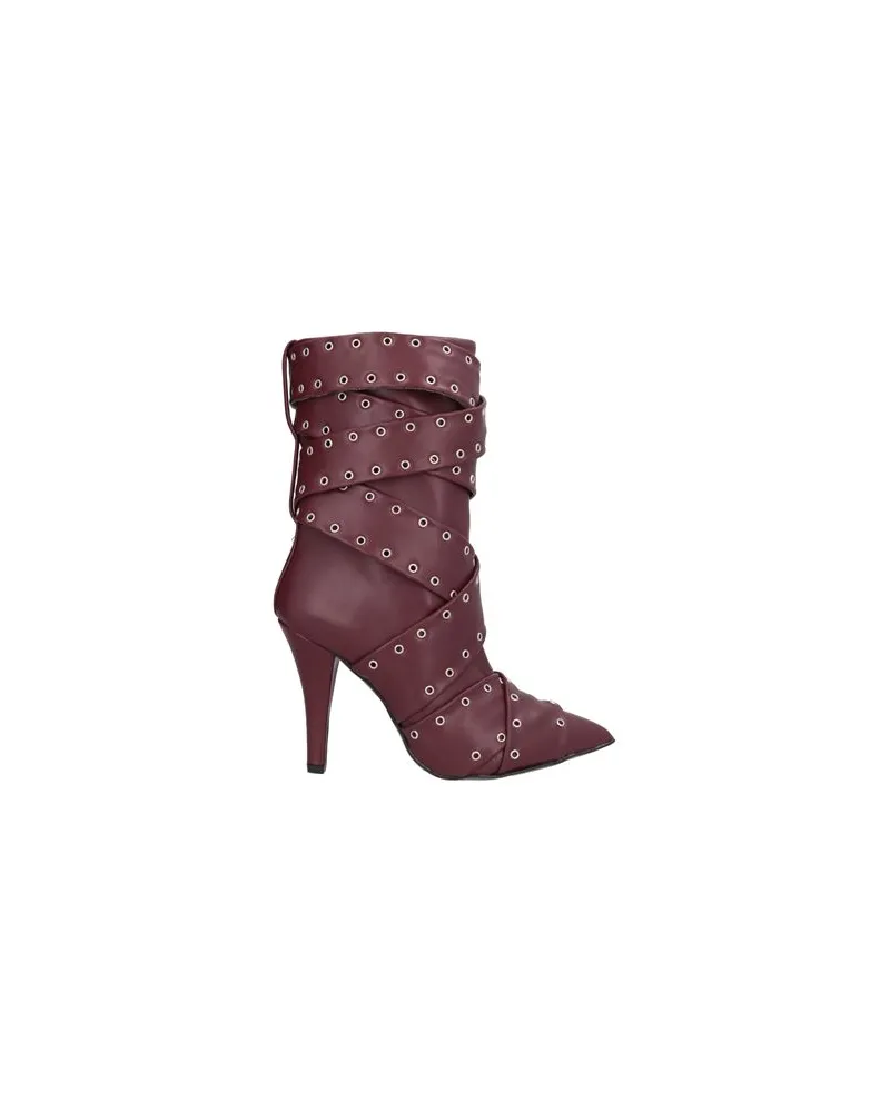 Divine Follie SCHUHE - Stiefelettenauf YOOX.COM Bordeaux