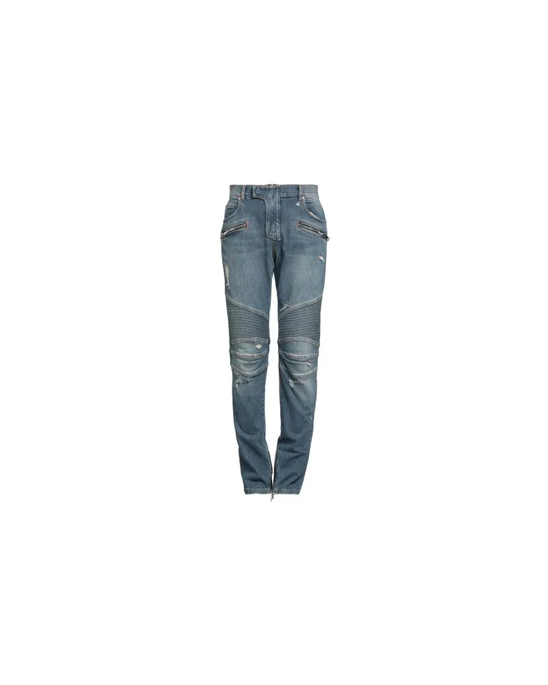 Balmain HOSEN & RÖCKE - Jeanshosenauf YOOX.COM Blau