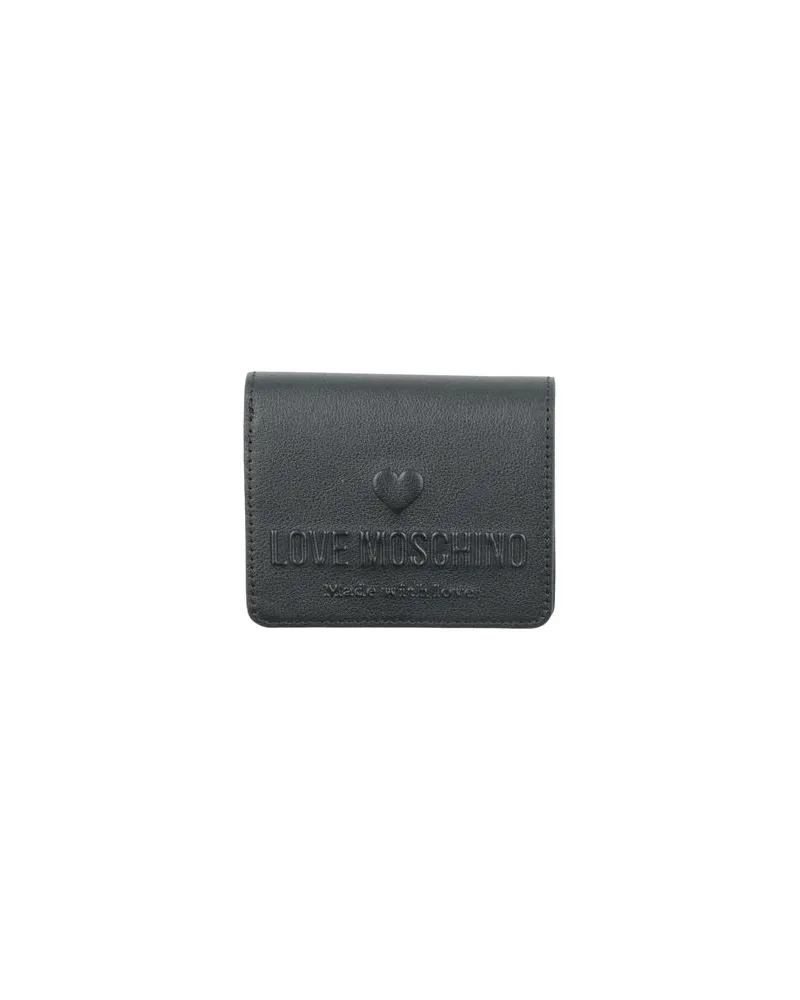 Moschino Kleinlederwaren - Brieftaschenauf YOOX.COM Schwarz