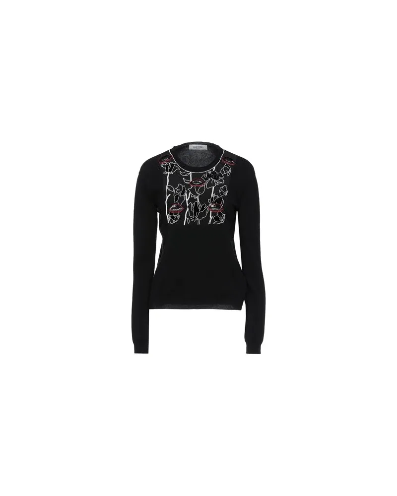 Valentino Garavani STRICKWAREN - Pulloverauf YOOX.COM Schwarz