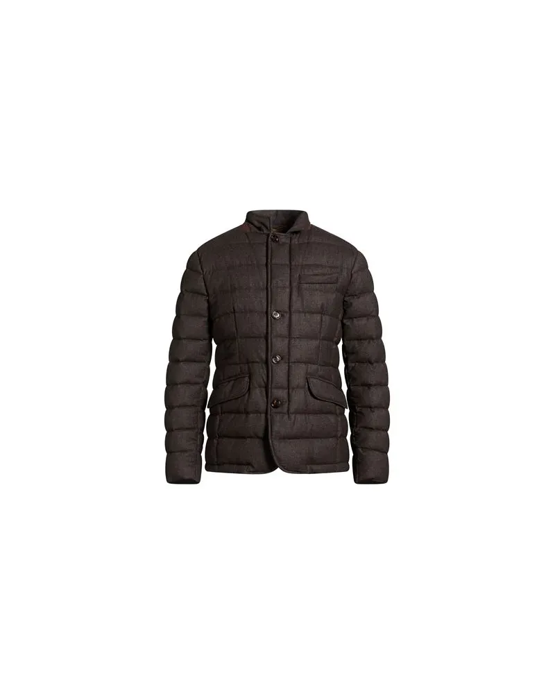 MOORER JACKEN & MÄNTEL - Pufferjacken & Daunenjackenauf YOOX.COM Dunkelbraun