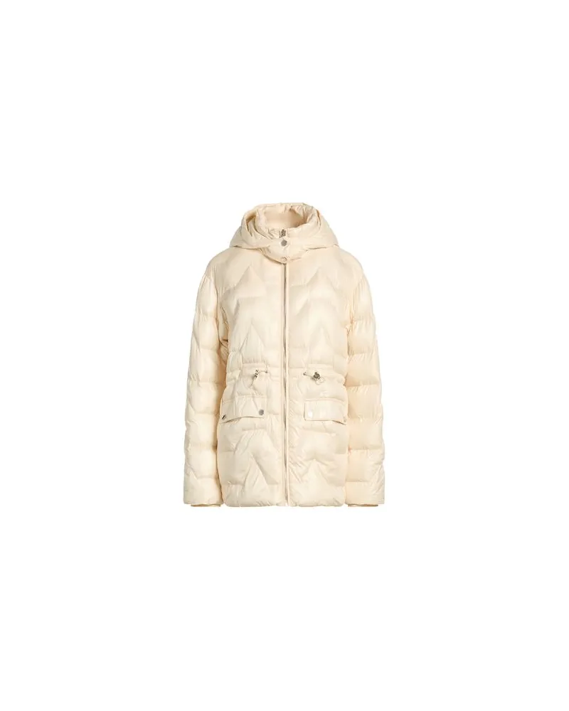 Patrizia Pepe JACKEN & MÄNTEL - Pufferjacken & Daunenjackenauf YOOX.COM Cremeweiß