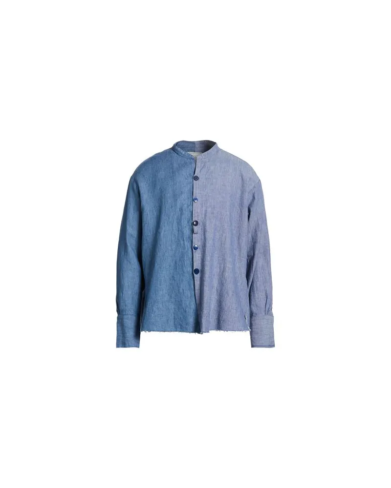 Greg Lauren TOPS - Hemdenauf YOOX.COM Blau