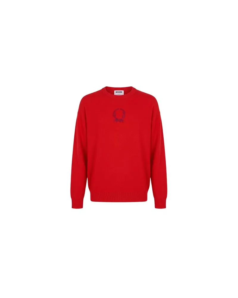 Moschino STRICKWAREN - Strickjackenauf YOOX.COM Rot