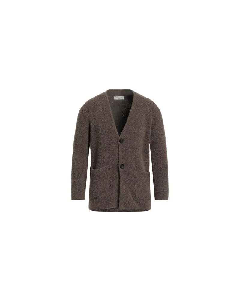 Filippo de Laurentiis STRICKWAREN - Strickjackenauf YOOX.COM Schokobraun