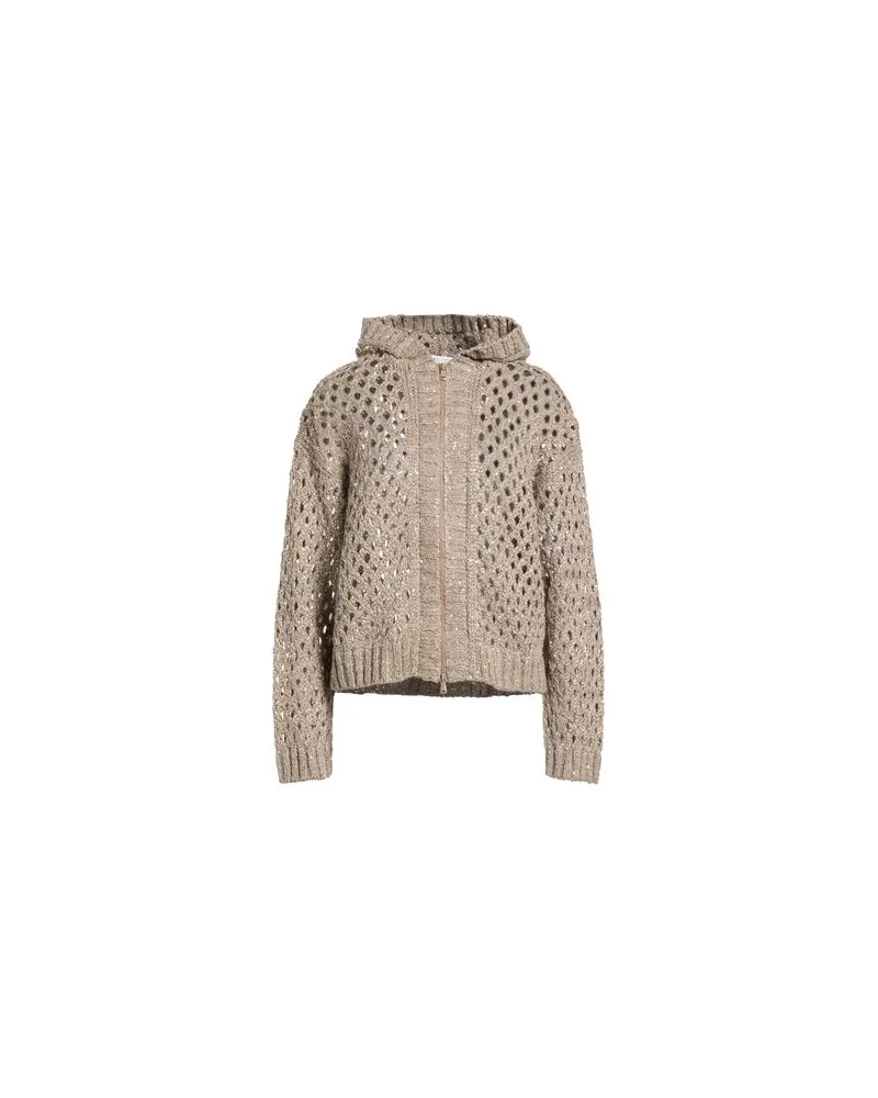 Brunello Cucinelli STRICKWAREN - Strickjackenauf YOOX.COM Grau