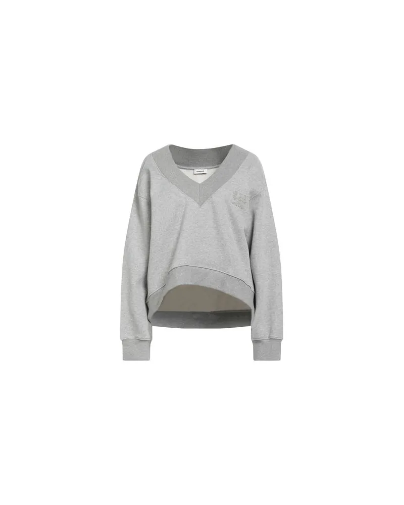 Sandro TOPS - Sweatshirtsauf YOOX.COM Hellgrau
