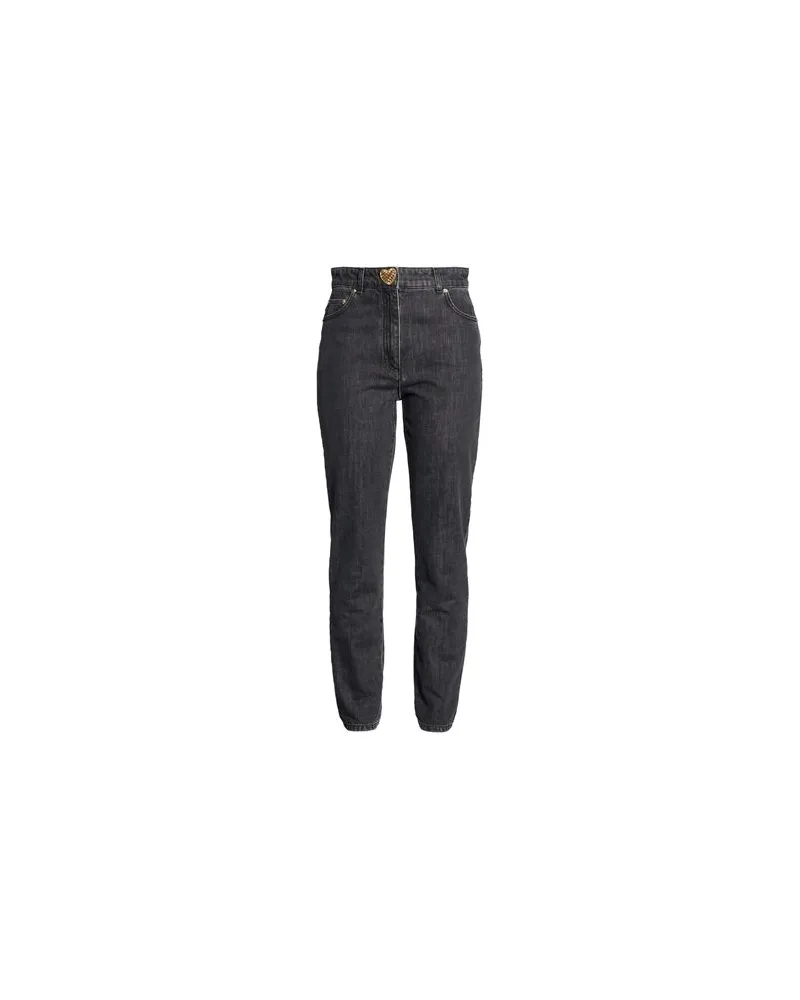 Moschino HOSEN & RÖCKE - Jeanshosenauf YOOX.COM Schwarz