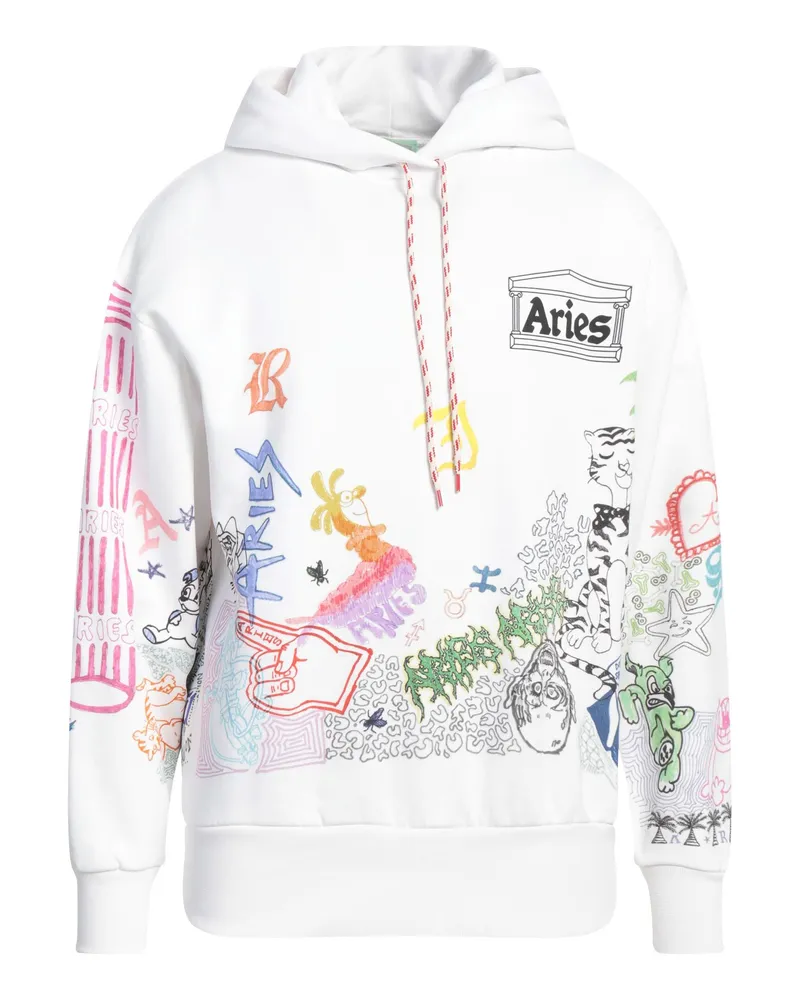 Aries Sweatshirt Weiß