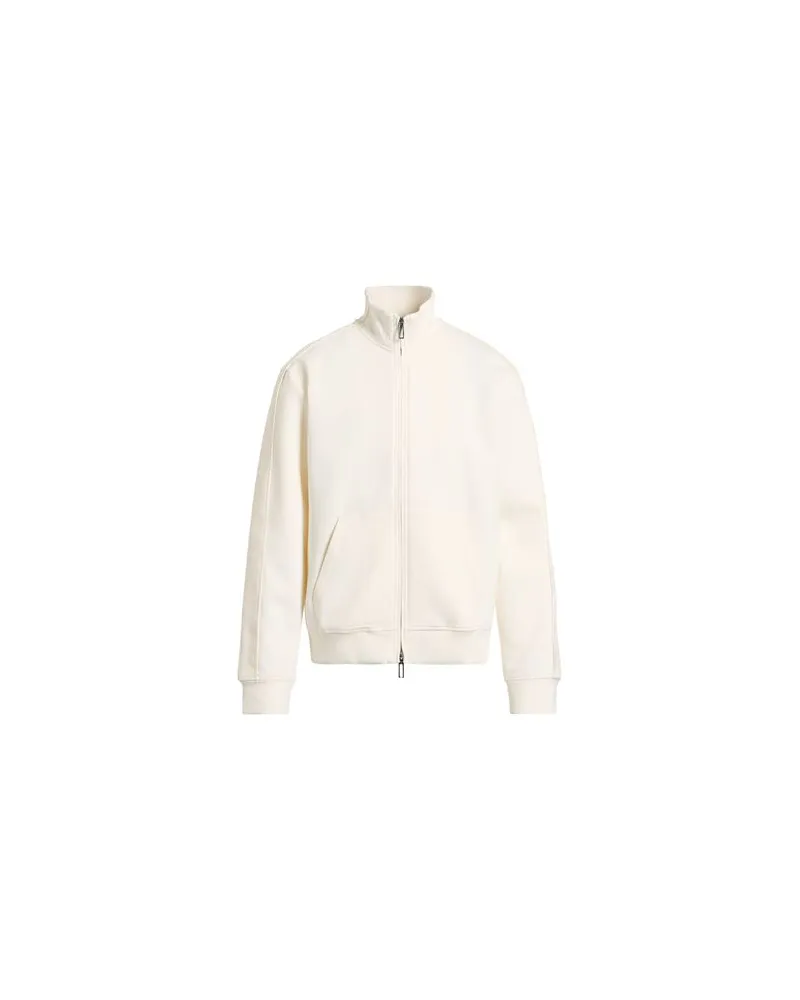 Emporio Armani TOPS - Sweatshirtsauf YOOX.COM Cremeweiß