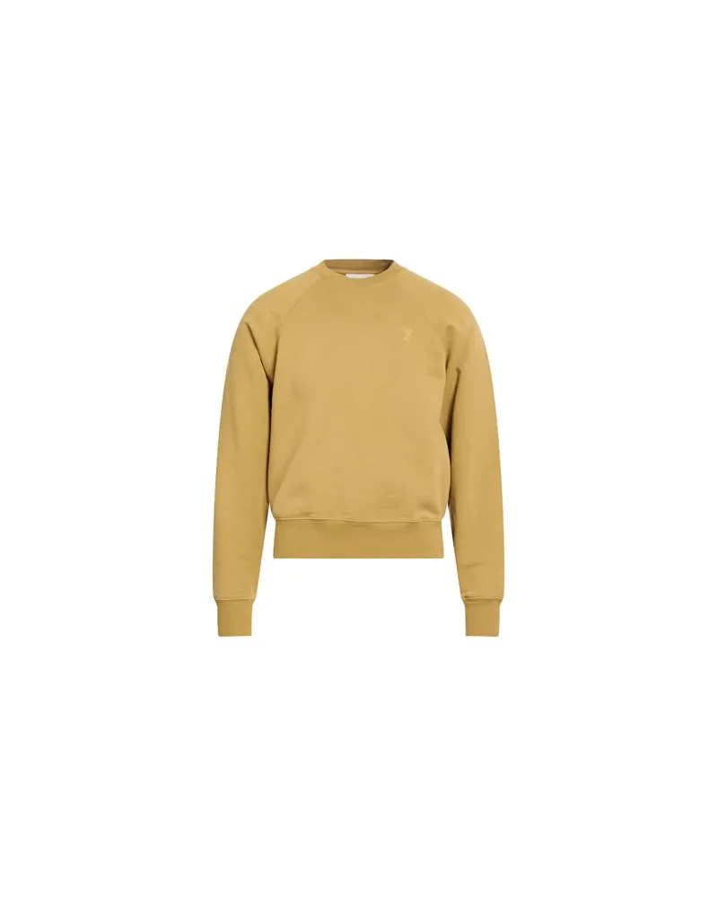 AMI Paris TOPS - Sweatshirtsauf YOOX.COM Senf