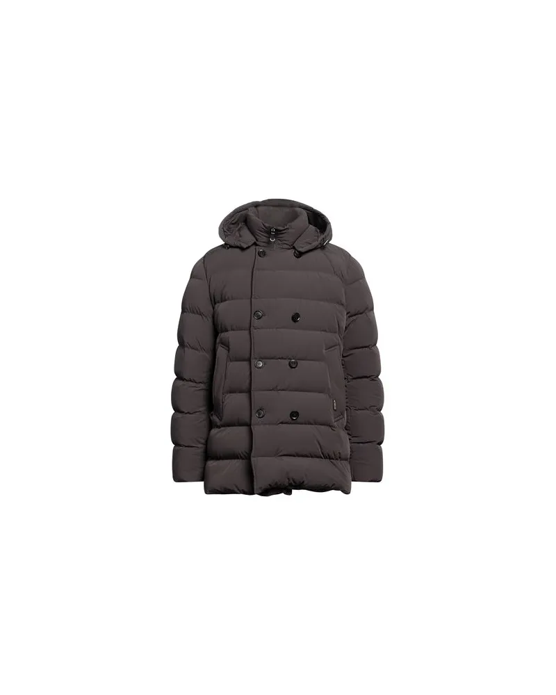 Hetregó JACKEN & MÄNTEL - Pufferjacken & Daunenjackenauf YOOX.COM Dunkelbraun
