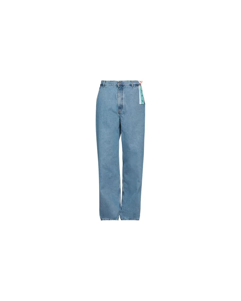 OFF-WHITE HOSEN & RÖCKE - Jeanshosenauf YOOX.COM Blau