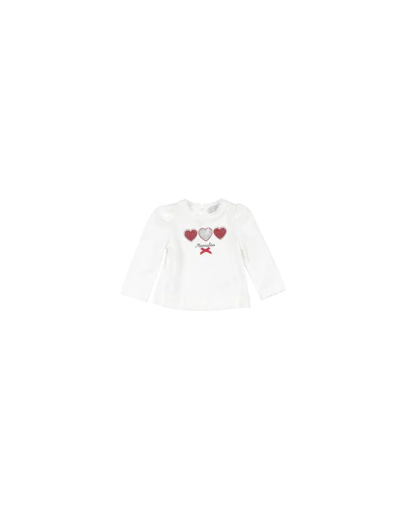 Monnalisa TOPS - T-shirtsauf YOOX.COM Weiß