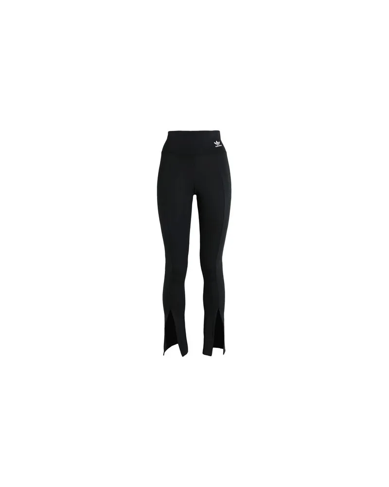 adidas OPEN HEM TIGHTS   - HOSEN & RÖCKE - Hosenauf YOOX.COM Schwarz