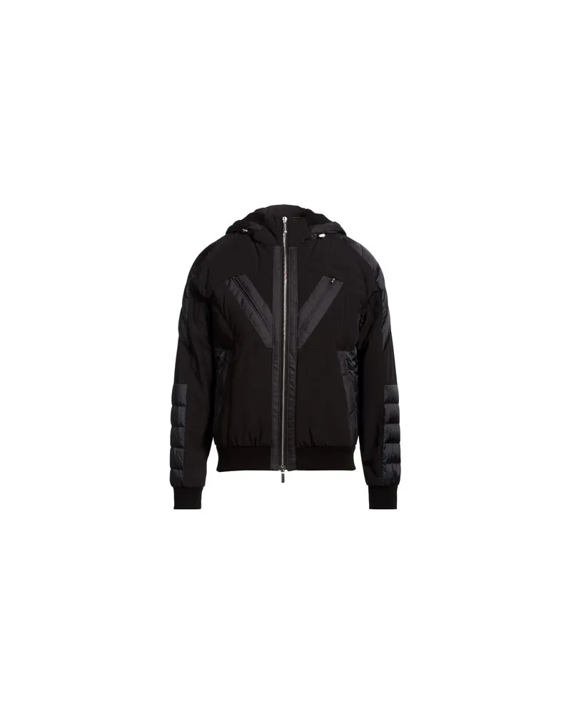 MOORER JACKEN & MÄNTEL - Pufferjacken & Daunenjackenauf YOOX.COM Schwarz