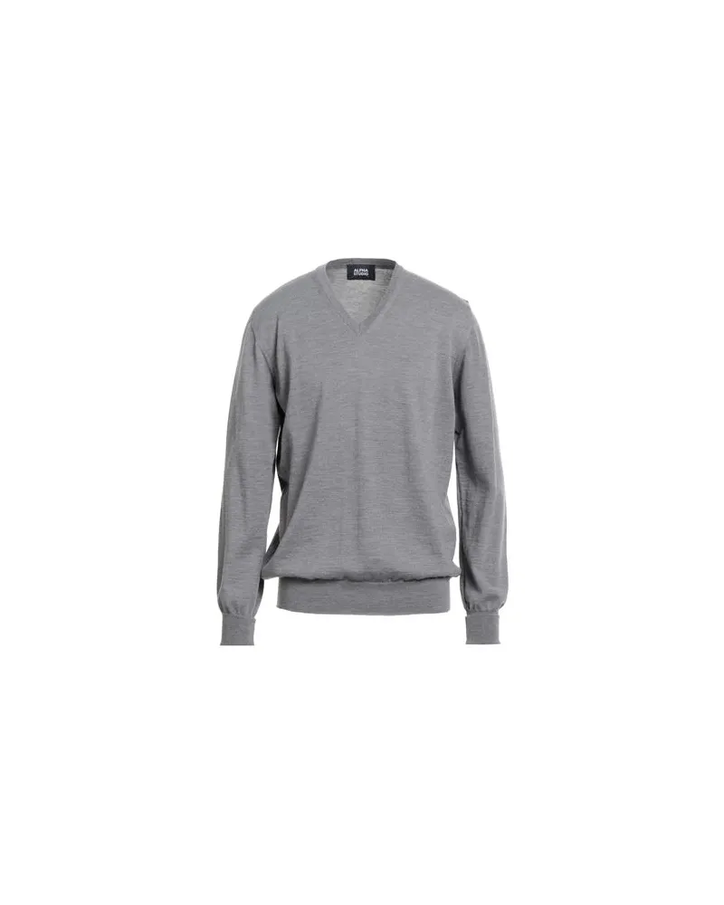 Alpha Studio STRICKWAREN - Pulloverauf YOOX.COM Grau