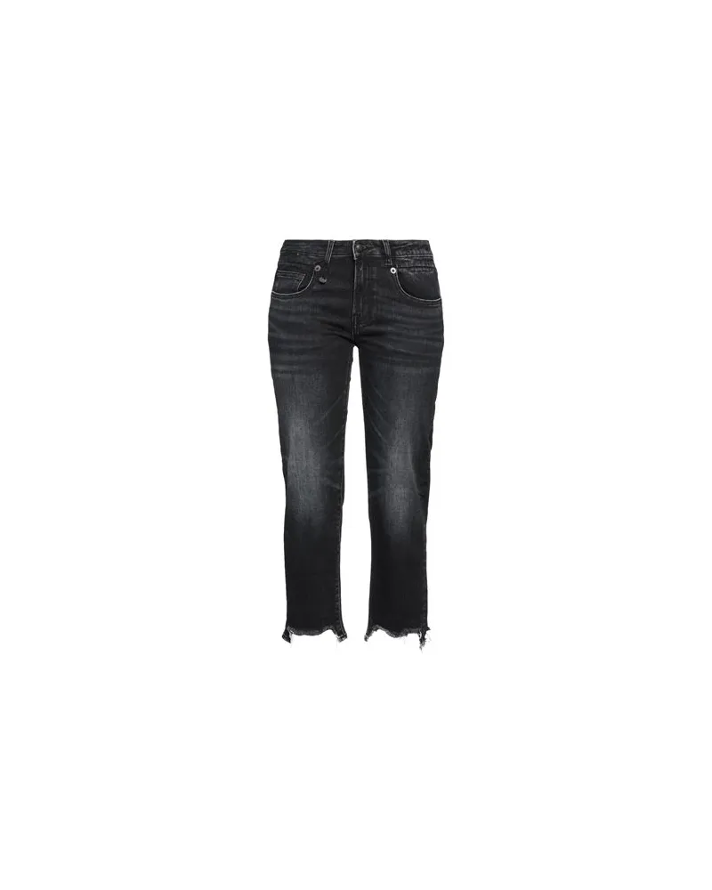 R13 HOSEN & RÖCKE - Jeanshosenauf YOOX.COM Schwarz