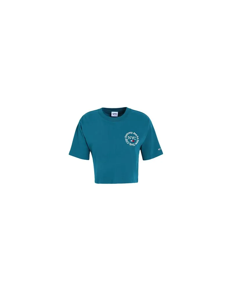 Tommy Hilfiger TOPS - T-shirtsauf YOOX.COM Aquamarin