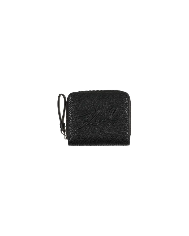Karl Lagerfeld Kleinlederwaren - Brieftaschenauf YOOX.COM Schwarz