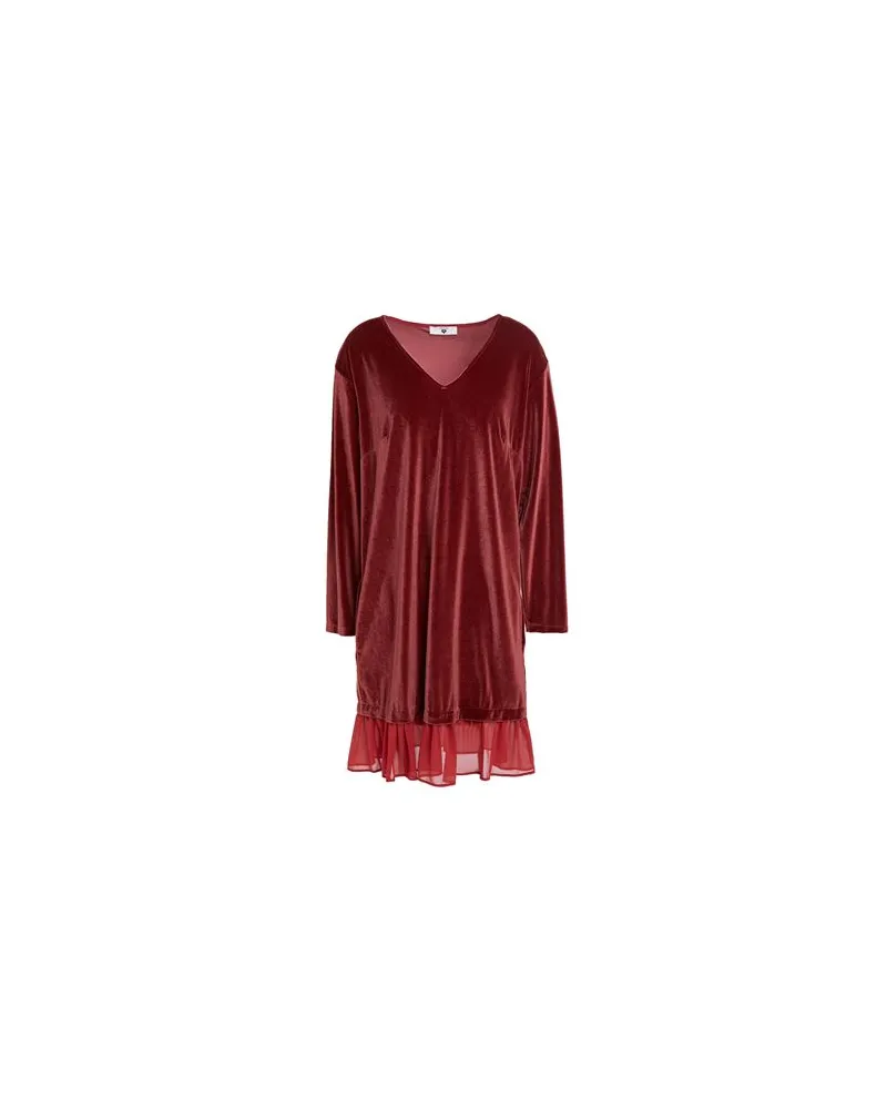 Twin-Set KLEIDER - Mini-Kleiderauf YOOX.COM Ziegelrot