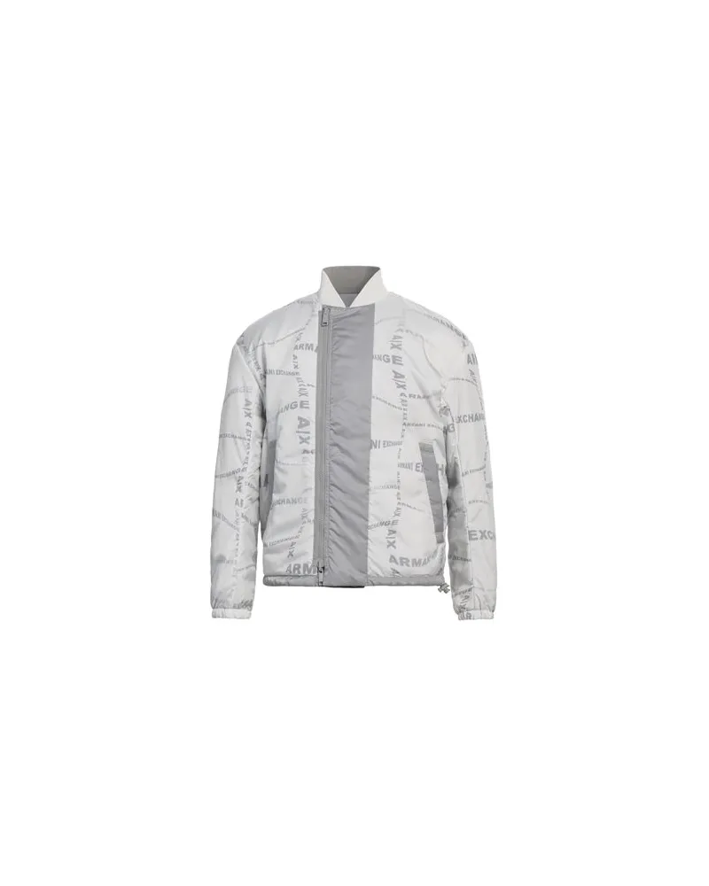 Armani Exchange JACKEN & MÄNTEL - Pufferjacken & Daunenjackenauf YOOX.COM Hellgrau