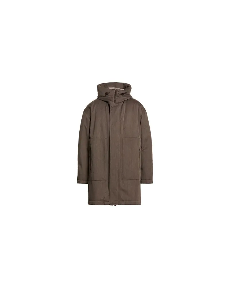 Herno JACKEN & MÄNTEL - Mäntelauf YOOX.COM Dunkelbraun