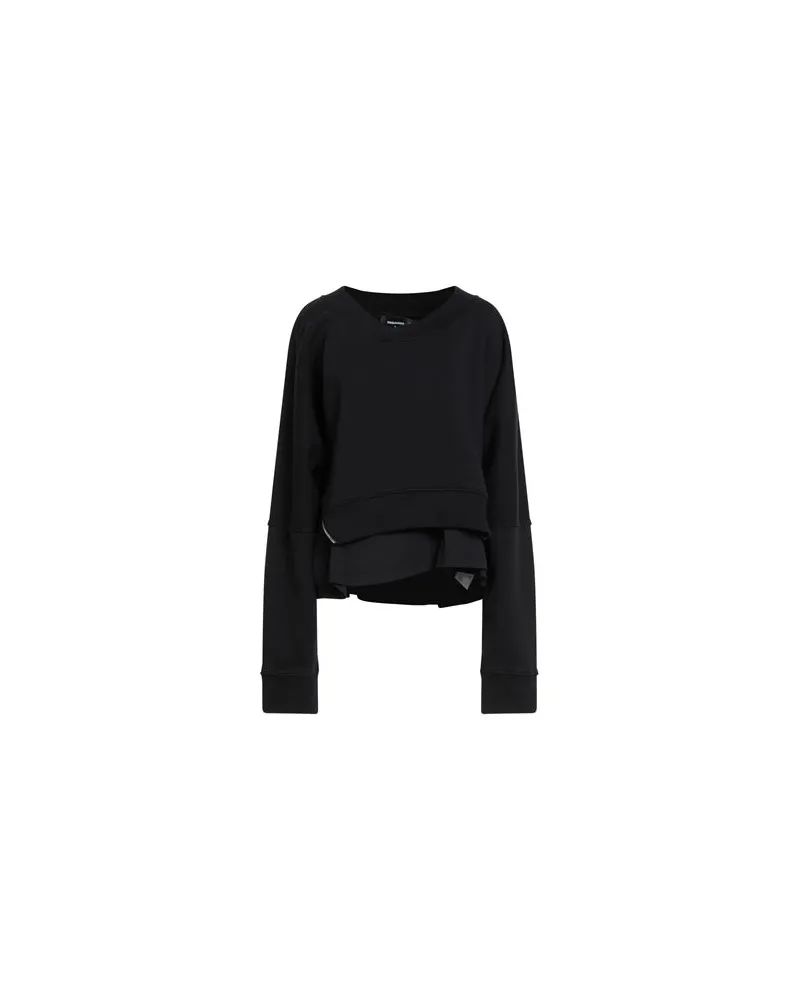 Dsquared2 TOPS - Sweatshirtsauf YOOX.COM Schwarz